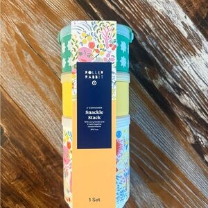 Roller Rabbit Multicolor Snackle Stack - Green, Yellow, Teal